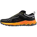 scarpe da trail running wave mujin 10 nere e rosse