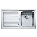 lavello 1 vasca (86x50cm) lll 611 l logica line inox dekor 101 0086 240