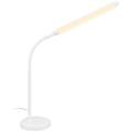 brilo lampada da tavolo led pivaz 600 lm bianco caldo h 37 cm bianco