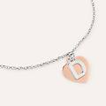 bracciale silver collection argento bicolore bianco / rosa collezione silver collection bicolore