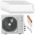 condizionatore cristallo 2 penta split 9000+9000+12000+12000+12000 btu inverter a++ wifi