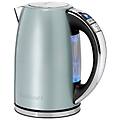 bollitore elettrico multi-temp jug ebollizione rapida senza fili verde finitura in acciaio inox