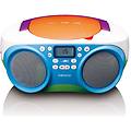 scd-41 radio portatile con cd mp3 usb aux-in multicolore