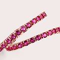 bracciale tennis silver rainbow argento rosa cubic zirconia collezione silver rainbow rosa