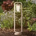 lampione chandan 90 cm beige metallo ip54