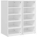 - scarpiere 2 pz bianche 31 5x35x70 cm in truciolato