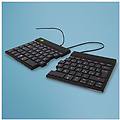 r-go split tastiera ergonomico qwerty (it) nero cablata