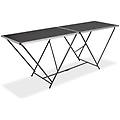 - tavolo pieghevole per carta da parati mdf alluminio 200x60x78cm