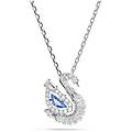pendente swan taglio misto cigno blu os
