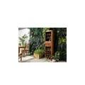 porta bottiglie in legno di shesham / acacia 50x36x180 noce cerato toronto #249