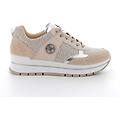 sneakers da donna beige con lacci taglia 35