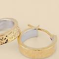 orecchini a cerchio toujours oro bicolore collezione toujours bicolore