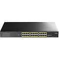 switch 24 porte gigabit 2 sfp 56 gbps poe+ budget 300 w rack ac