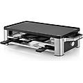 lono 0415040011 griglia per raclette 8 persone 1500w nero-cromo