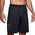 pantaloni corti sportivi da uomo ua tech nero