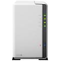 diskstation ds220j nas mini tower collegamento ethernet lan bianco rtd1296