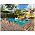 piscina rettangolare in legno panama 6. 20 x 4. 10 x 1. 45 m