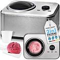 macchina per gelato e yogurt in 20 minuti per gelato fino a 1500 ml con compressore per gelato e