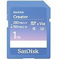 creator scheda sd uhs-ii 1tb (per dslr i fotocamere mirrorless 6k i 4k video v60 uhs-ii