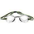maschera turbo racer a specchio nera mad wave