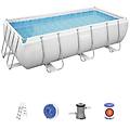 - piscina rettangolare power steel frame rettangolare 400x200x100 cm 56441
