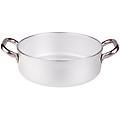 pentole casseruola bassa radiante in alluminio 5mm con due maniglie diam. 45cm