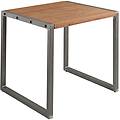 tavolo torres quadrato 80x80x75 cm (lxlxh) piano tavolo quercia antica/marrone struttura grigio