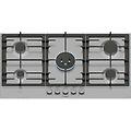 serie 6 pcr9a5i90 piano cottura a gas 90 cm 5 fuochi acciaio inox