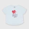 t-shirt in jersey da bambina bianco taglia 6