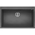 Elleci Lkq13099 Quadra 130 Lavello Keratek 1 Vasca 79 Cm Grigio Scuro