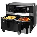 af-126672. 4 friggitrice doppia 9 l indipendente 2400 w friggitrice ad aria calda nero
