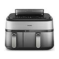 - airfryer serie 5000 da 9l cottura vapore na555/00-inox