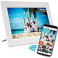 cornice digitale pff-1015white 10 ips touch wi-fi 16gb bianco