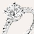 anello solitario claire oro bianco cubic zirconia collezione claire misura 55 oro bianco