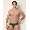 slip uomo in cotone elasticizzato new fashion color / verde militare / 6 verde militare