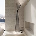 piantana led ikonika nero altezza 180 cm metallo