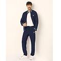 pantalone della tuta in cotone e modal henry cotton's / blu notte / l blu notte
