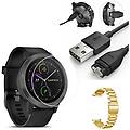 - kit bracciale in acciaio inossidabile lux acciaio + strumento + caricabatterie usb + glamin glass