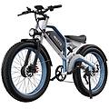 n26 bicicletta elettrica 48v 20ah 2x750w mtb all-terrain alluminio sospensioni freni idraulici