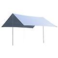 tenda da sole portatile 3x3m tendalino parasole impermeabile bianco