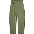 pantaloni cargo carrot fit in nylon navetta