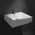 eco 600 lavabo sospeso da appoggio 60x50 bianco lucido monoforo codice prod ml-atgc1-060001