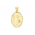 medaglia ciondolo da battesimo oro giallo 221664