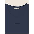 top sportivo in heavy jersey stretch con elastico logato dark sapphire donna xx large