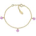 bracciale con charms pendenti bambino argento 925 gioiello junior brj3cugro1