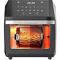 rocket 1100 friggitrice forno senza olio capacità di 11 l e 1800 w di potenza schermo led