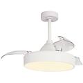 ventilatore da soffitto alaska trasparente d. 43 cm