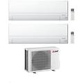 climatizzatore dual split msz-bt vgk 18+18 con mxz-3f54vf inverter r-32 wi-fi classe a++