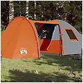 - tenda familiare a cupola 6 persone arancione impermeabile