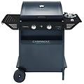 xpert 200 ls plus rocky bbq a gas in pietra lavica con 2 bruciatori e carrello per cucina all`aperto